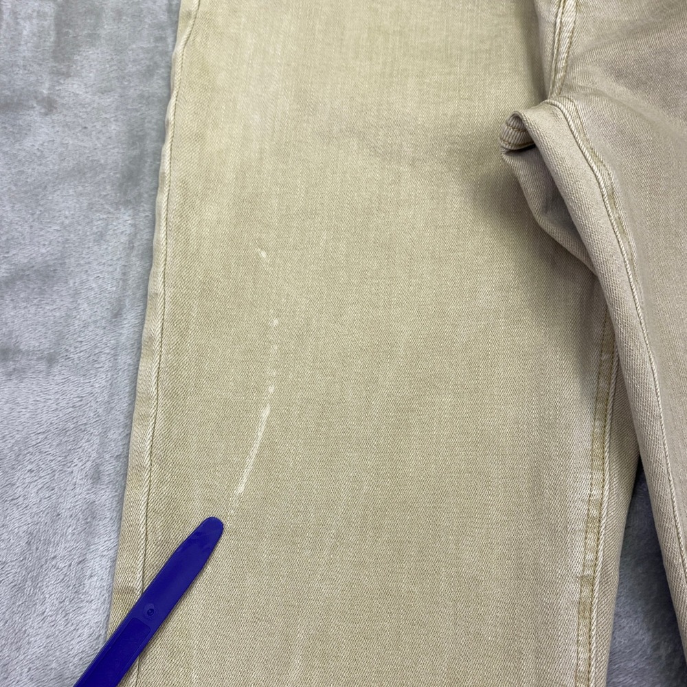 Marine Layer Mens 5 Pocket Athletic Fit Twill Pant Khaki Tan Sz 32 Fits 29" - Picture 2 of 11